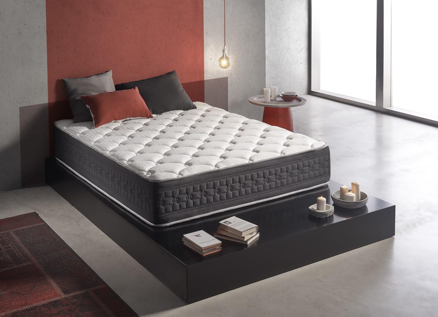 SIMPUR Relax | Luxury Soothing 11-Zone Memory Foam Mattress Super King Size 105X190 | Depth 30 cm | Best Bodycontour Support | Ergonomic Design | Breathe Safe Fabric | Balanced Sleep Temperature