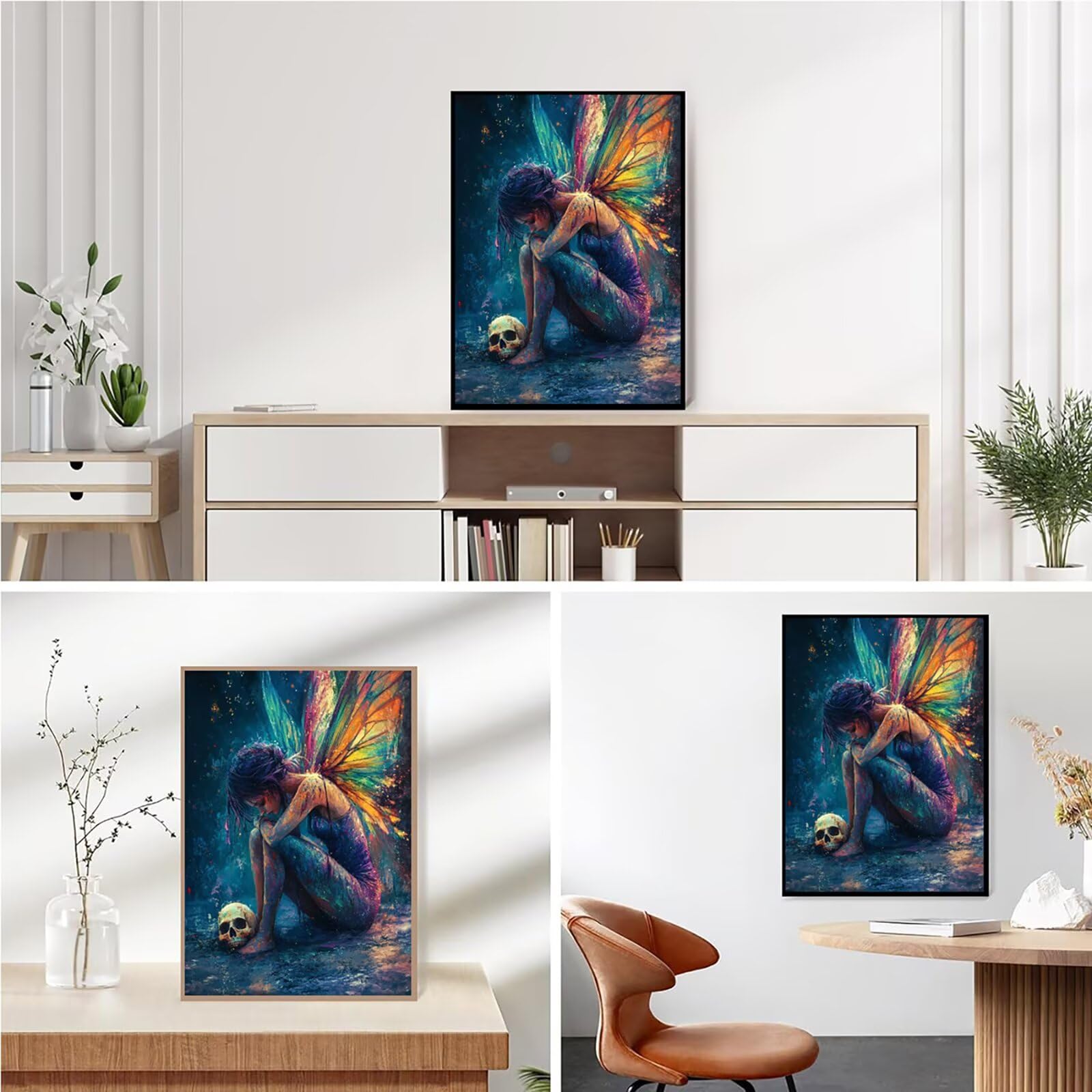 Diamond Painting Kit Completo, Diamond Painting Elfi, 5D Quadrato Pittura Diamante Kit Manualidades Adultos DIY Diamantini Crystal Art Disegni Ricamo Punto Croce Artigianale, 80x100cm Fumetto j0-891