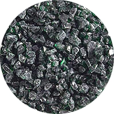 5 Oz Kelly Green Transparent Coarse Frit - 90 Coe