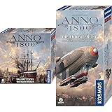 Kosmos Bundle aus Anno 1800 - Das Brettspiel + Erweiterung, Das Brettspiel zum beliebten PC-Spiel, Aufbau-Strategie-Spiel f&uuml;r 2-4 Spieler