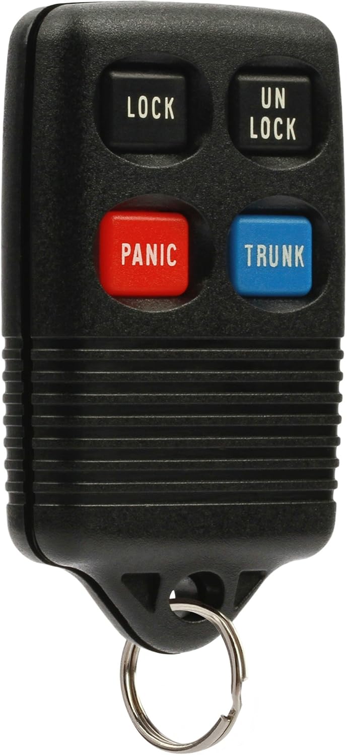 Car Key Fob Keyless Entry Remote fits Ford, Lincoln, Mercury Mustang (GQ43VT4T, 3165189, F5DZ-15K601-B)