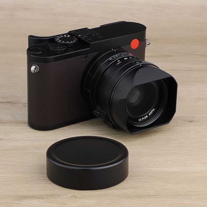 Tapa frontal metálica para lente Haoge para Leica Q3 miniatura 4