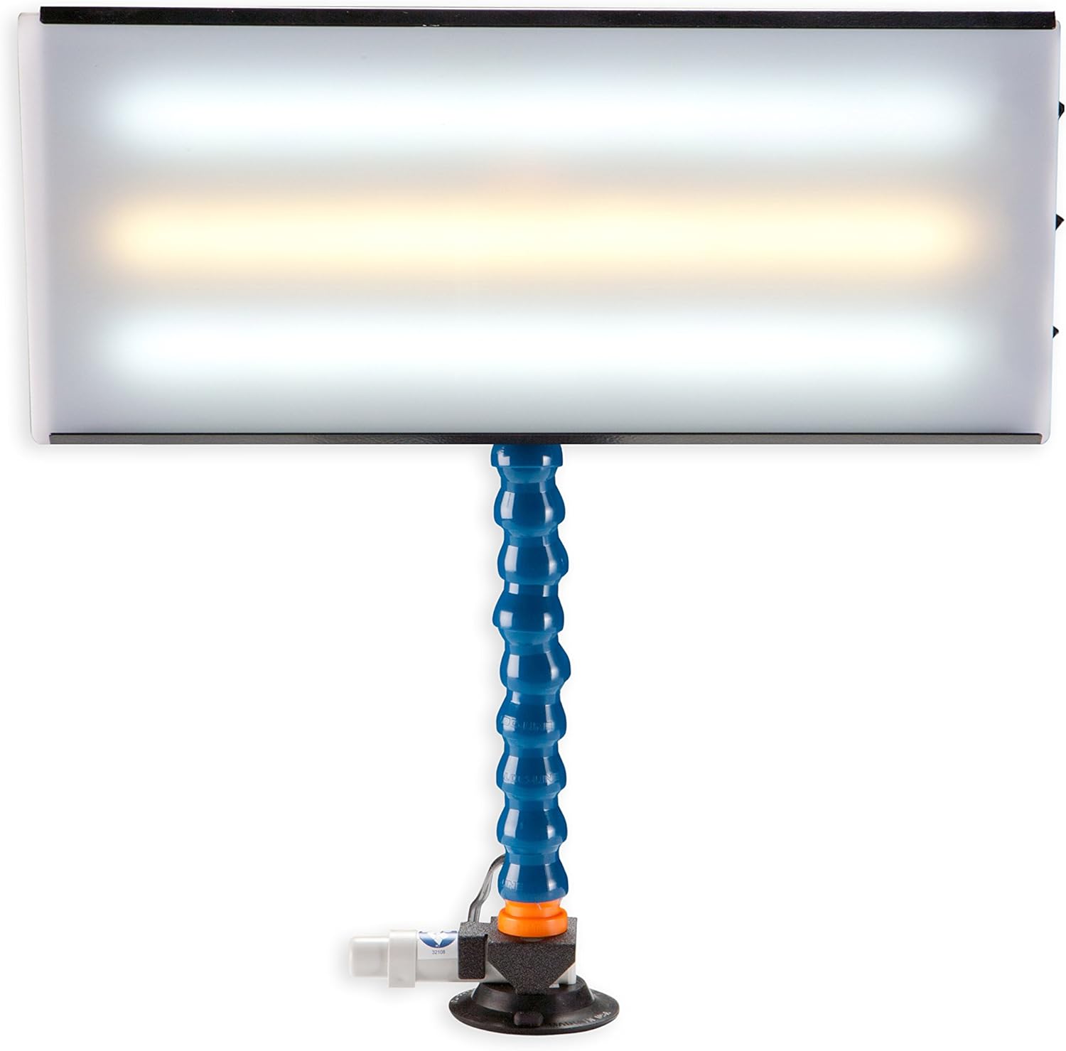 Portable LED Light 18” Cool, Warm, Cool LED Strips, 12V with 110 Converter and Suction Base