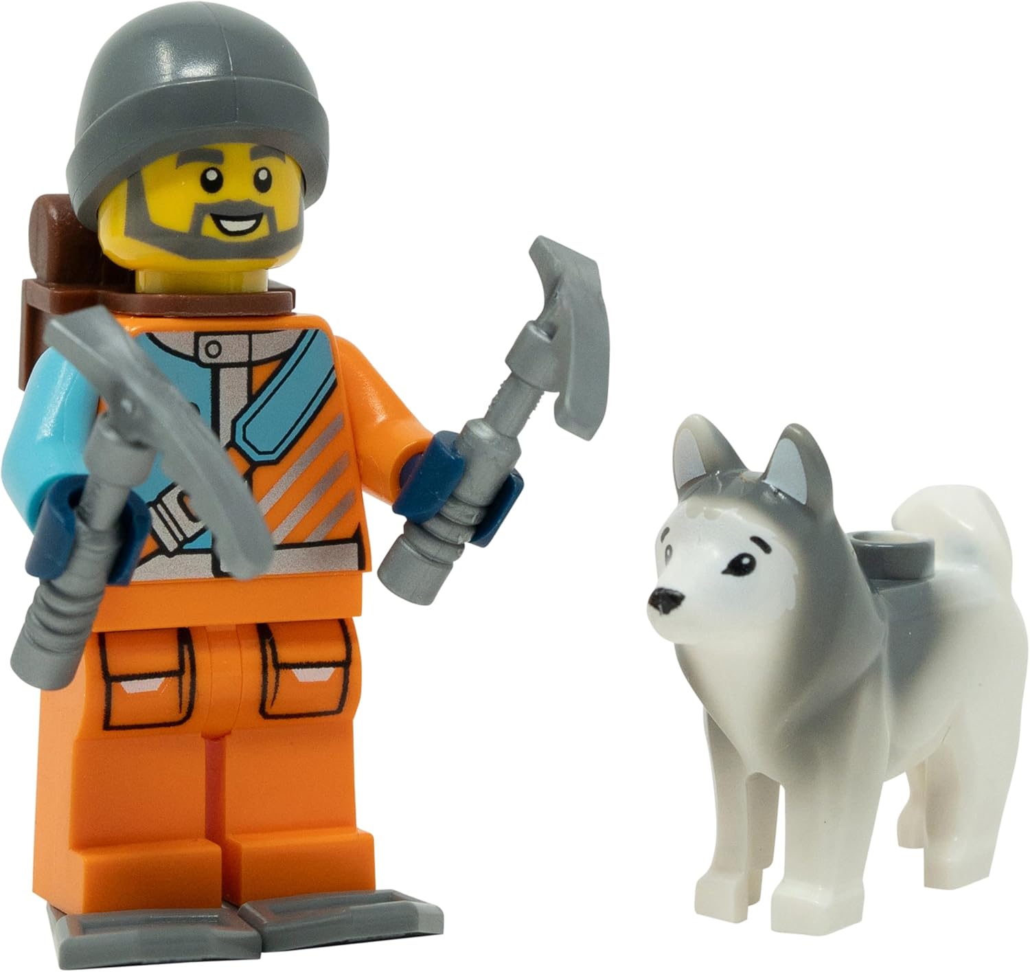 LEGO City: Arctic Explorer Minifigure with Husky Ages 6+