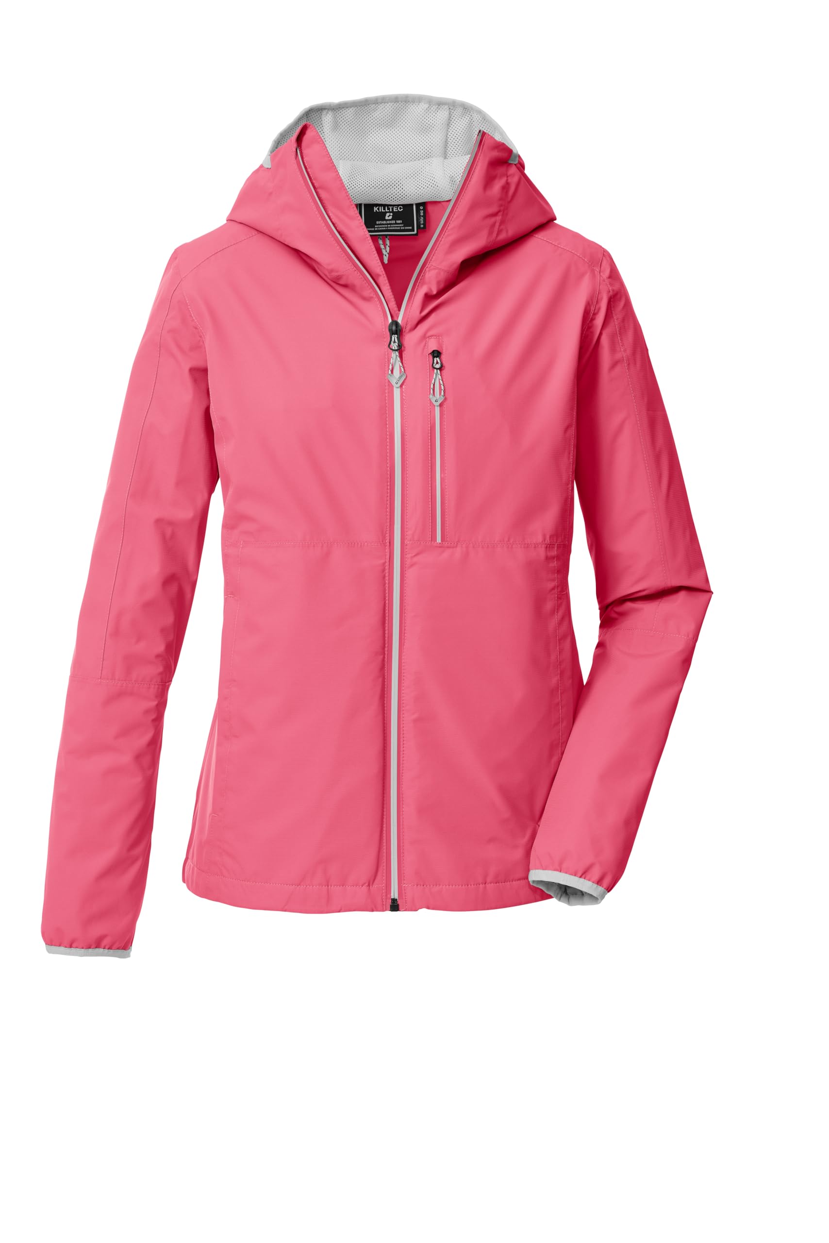 killtec Damen Kos 73 Wmn Jckt Funktionsjacke/Regenjacke wasserdicht mit Kapuze, packbar (1er Pack)