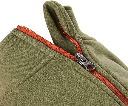 Gooby Zip-Up Microfiber Fleece Dog Sweater - Green, X-Small - Warm Double-Layered Soft Microfiber Fleece Step-in Dog Jacket Without Leash - Winter Sweater for Small - Medium Dogs