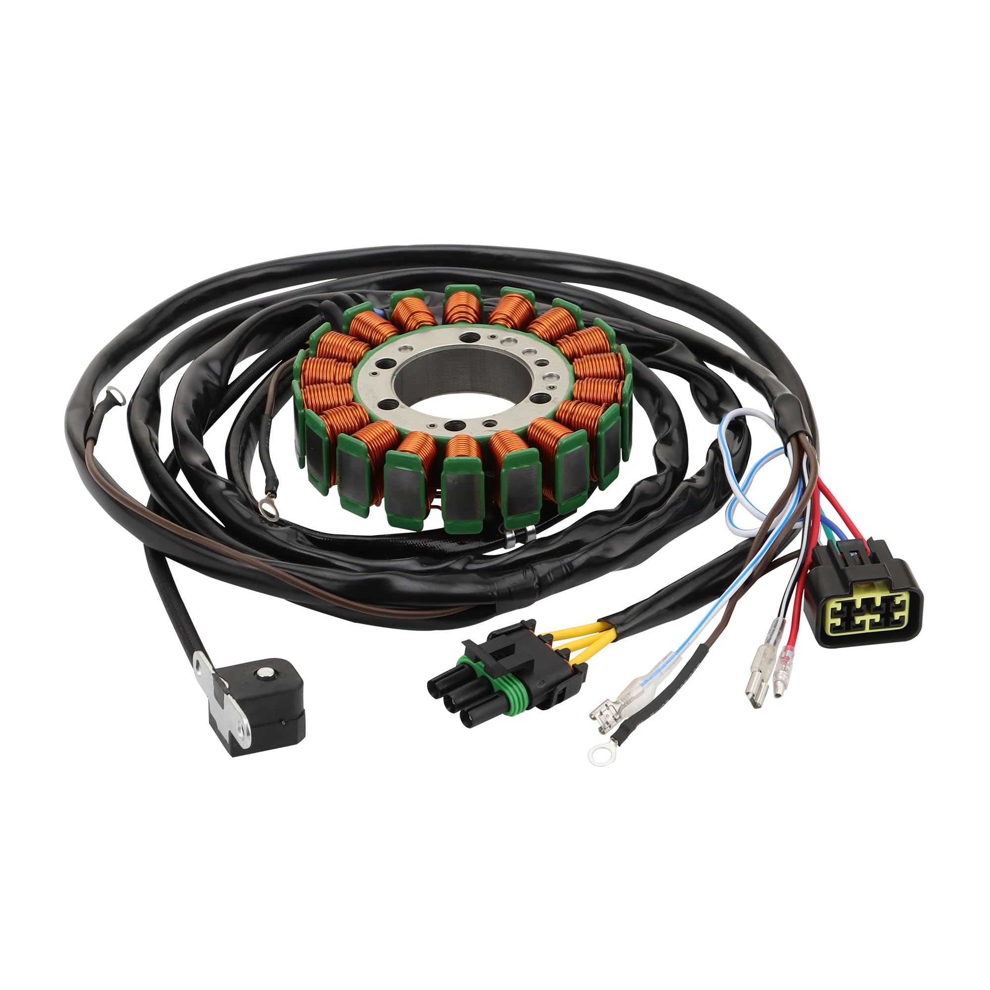 GOOFIT 18 Bobine 11 Fil Bobine d'Allumage Du Générateur Magneto Stator Remplacement pour Polaris Trail Blazer 330 Intl 2010-2013 Trail Boss 330 Intl 2010 2011 2012 2013 OEM 3090278