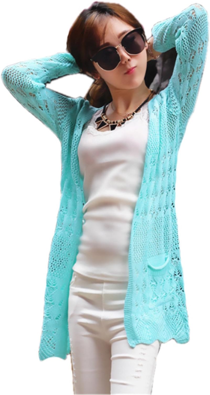 Beautiful fashion Meditative Rose Women‘s Knitted Summer Air Conditioning Office Cardigans Sweater