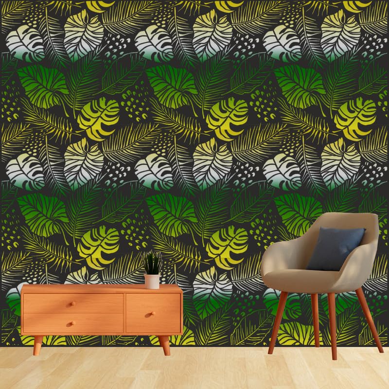 ARandNJ Painting for Wall Stencils Pack of 2 (Size- 13X13 Inch) Theme:- Tropical Leaf DIY Reusable Painting Design Suitable for Bedroom, Drawing Room, Living Room Wall Stencil (B0D2DG7JYP) Amazon Price History, Amazon Price Tracker