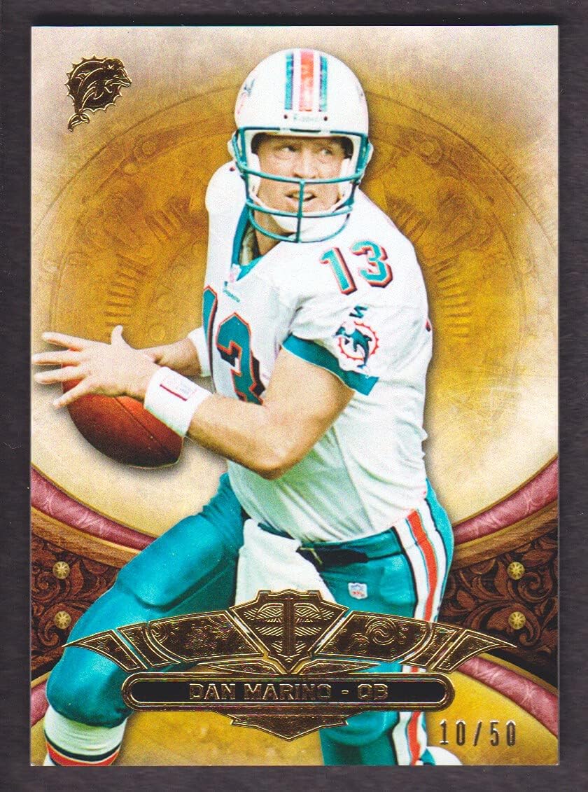 2013 Topps Triple Threads Football Ruby #47 Dan Marino 10/50