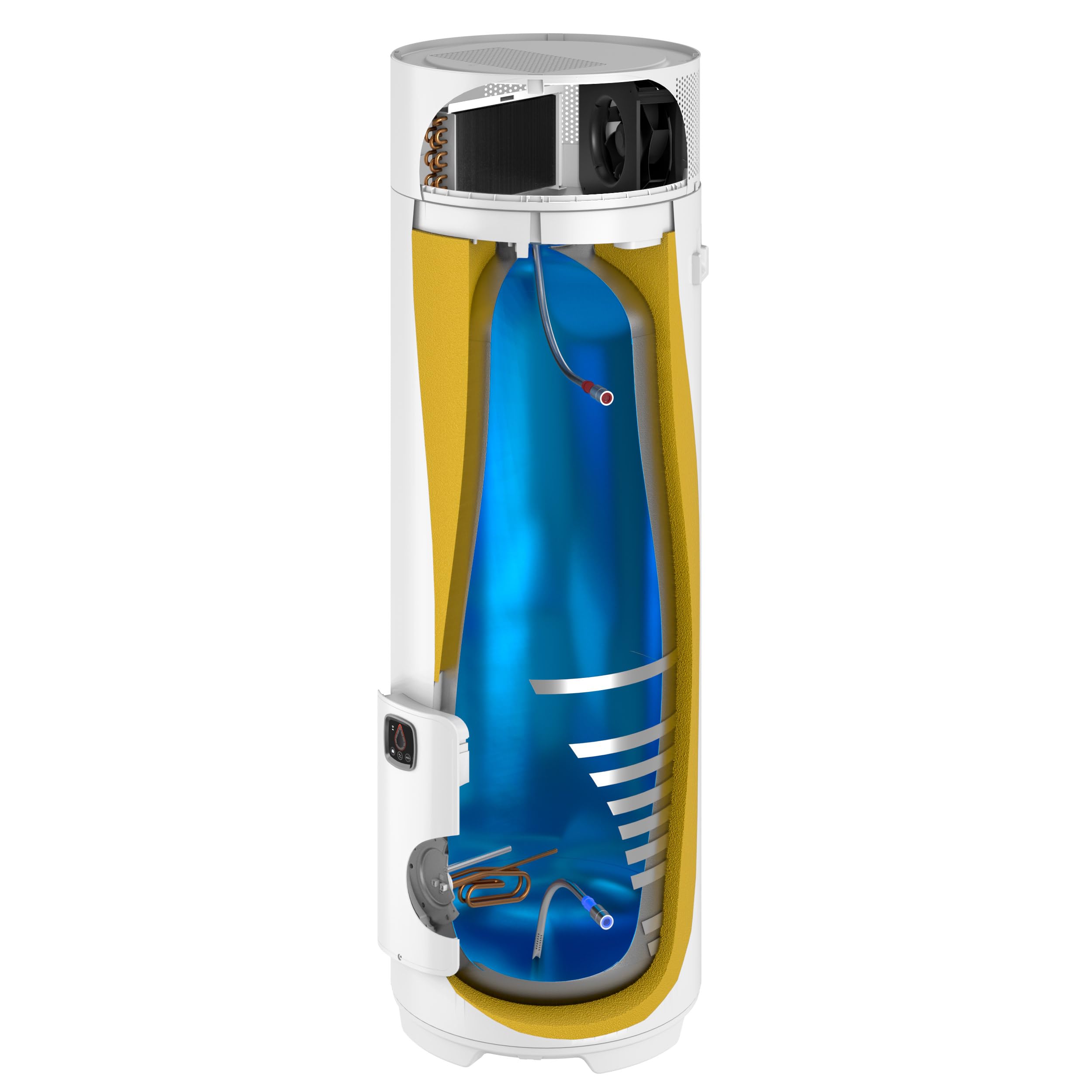 ATLANTIC Chauffe-eau thermodynamique Égéo vertical sur socle 250L
