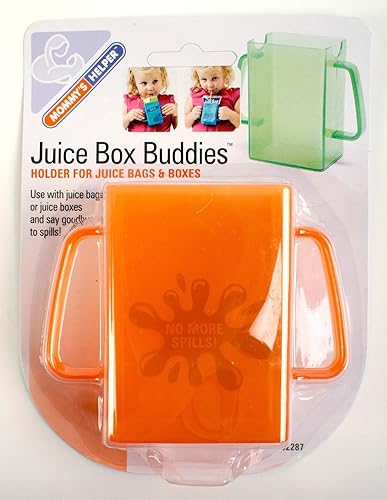 Mommy's Helper Juice Box Buddies, naranja, paquete de 3