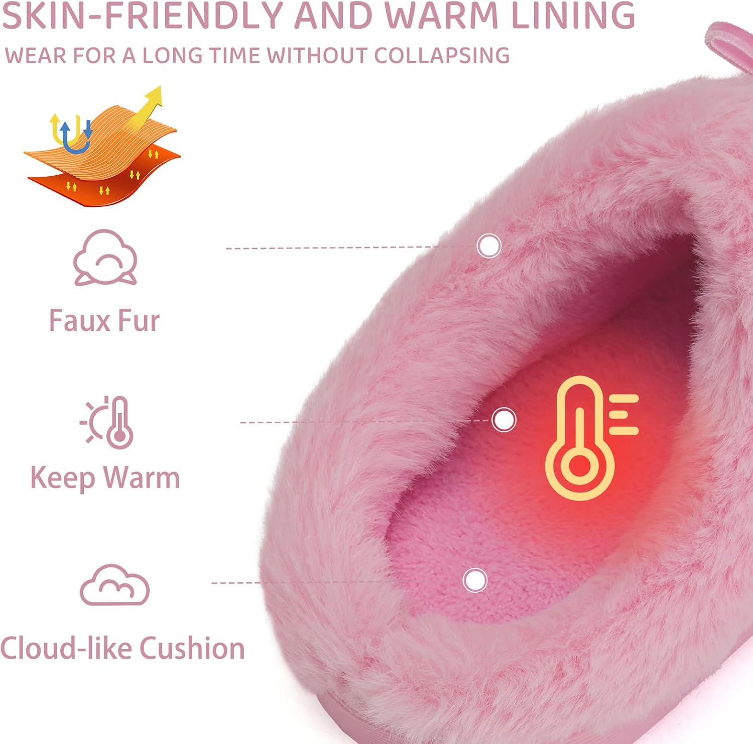 WateLves Girls Slippers Kids Slip On Winter House Shoes Anti-Slip Soft Coral Fleece Slipper for Indoor & Outdoor - Image 5