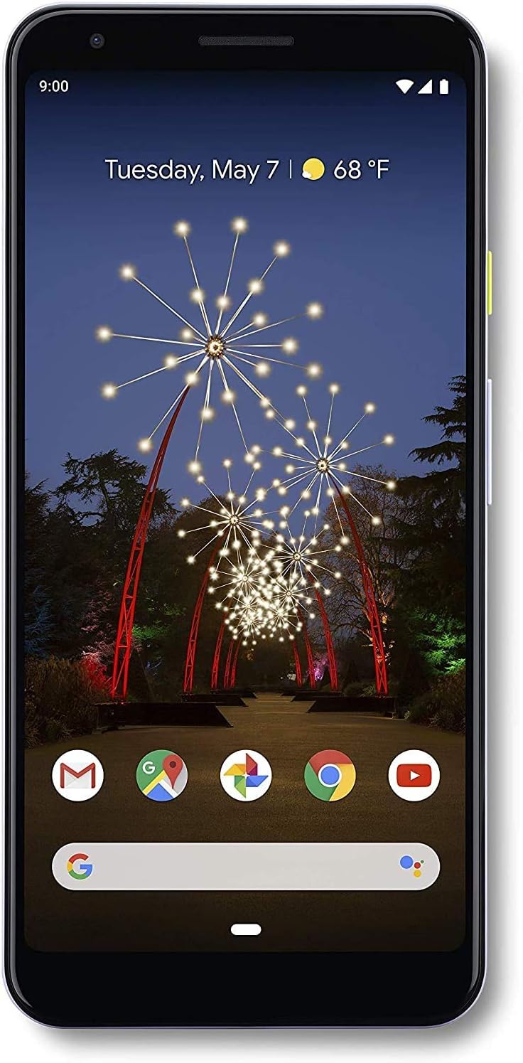 Google - Pixel 3a XL with 64GB Memory Cell Phone (Unlocked) - Purple-ish (Renewed)