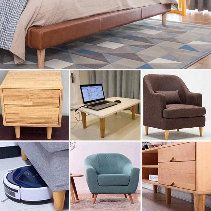 木製脚付き 淡い緑色 サイドテーブル フリーテーブル ソファ ベッド 玄関 アース