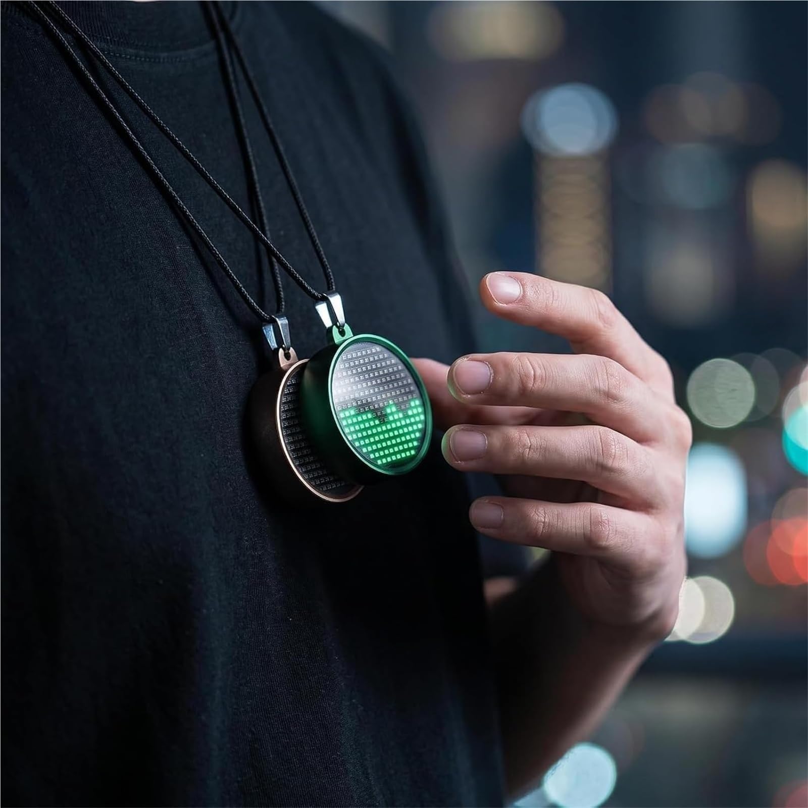 Lampe D'ambiance Réactive Au Mouvement, Pendentif Lumineux Fluide