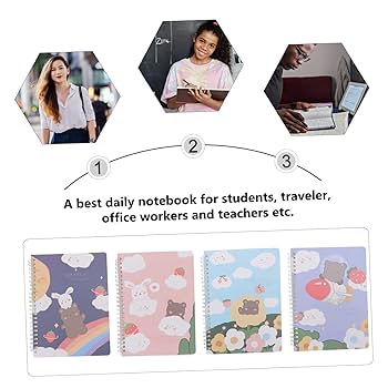 Amazon | GRADENEVE 4個 ノート 子供用ミニメモ帳 学生の手帳