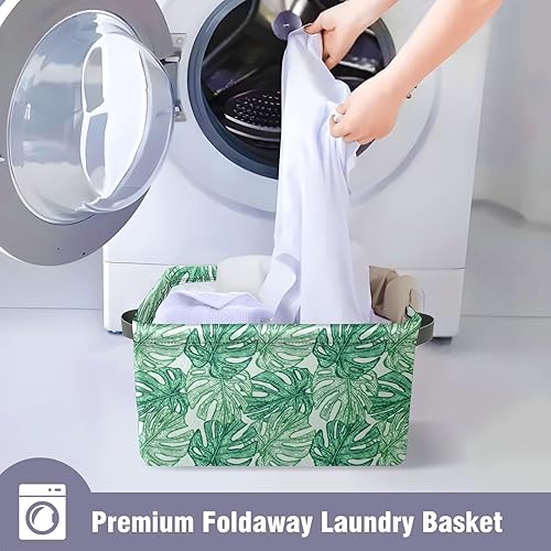 Miniatura 7 de SOLONDA Cubos organizadores de almacenamiento, cesta plegable con asas, cestas de poliéster 600D para organización de estantes, contenedor de