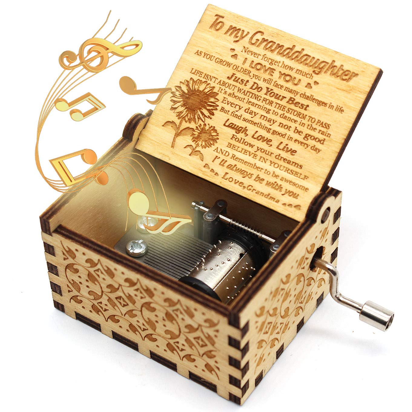 Buy ukebobo Wooden Music Box You are My Sunshine Music Box, from