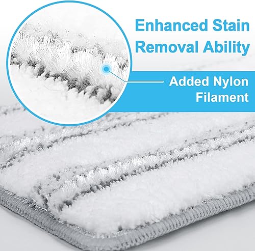 Miniatura 2 de Almohadillas planas para trapeador, almohadillas de repuesto para trapeador, almohadillas de microfibra absorbentes más fuertes, almohadillas