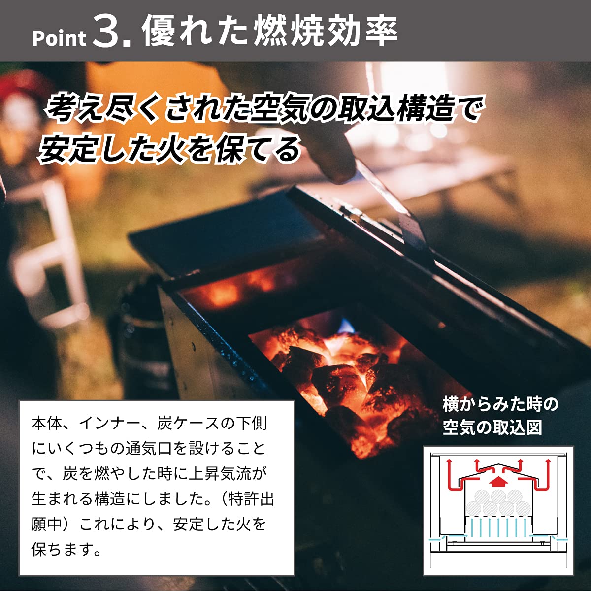 Amazon | バーべキューコンロ コンパクト バーべキューグリル BBQ 焚火