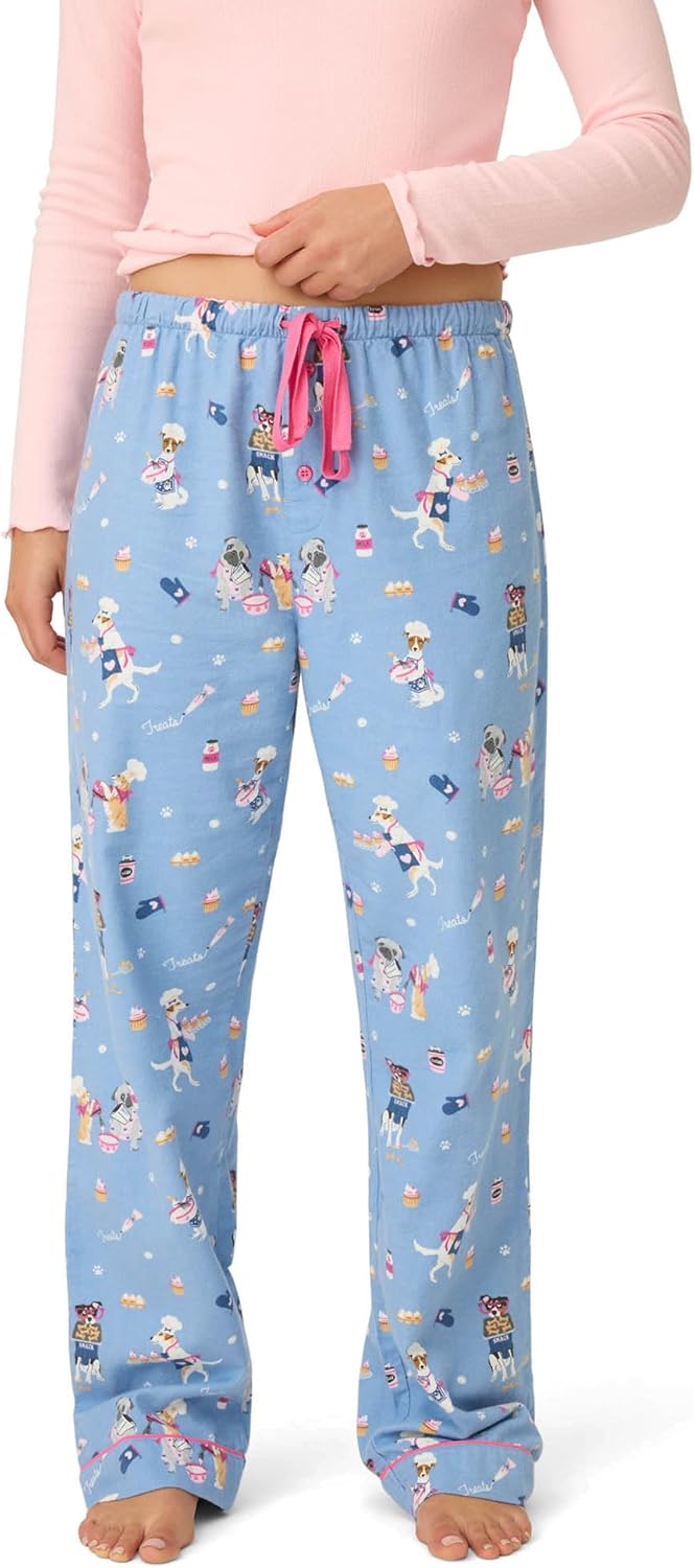 PJ Salvage Women's Flannel Drawstring Pajama Pant Bottom