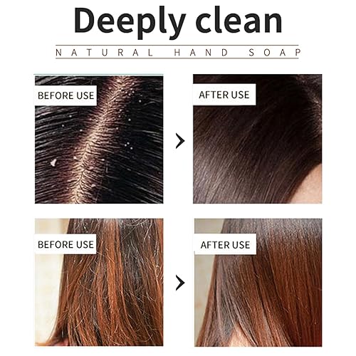 Miniatura 3 de Barra de champú para oscurecer el cabello gris, barra de champú ennegrecedor inverso gris para cabello más fuerte y brillante, 0 aceite de silicona