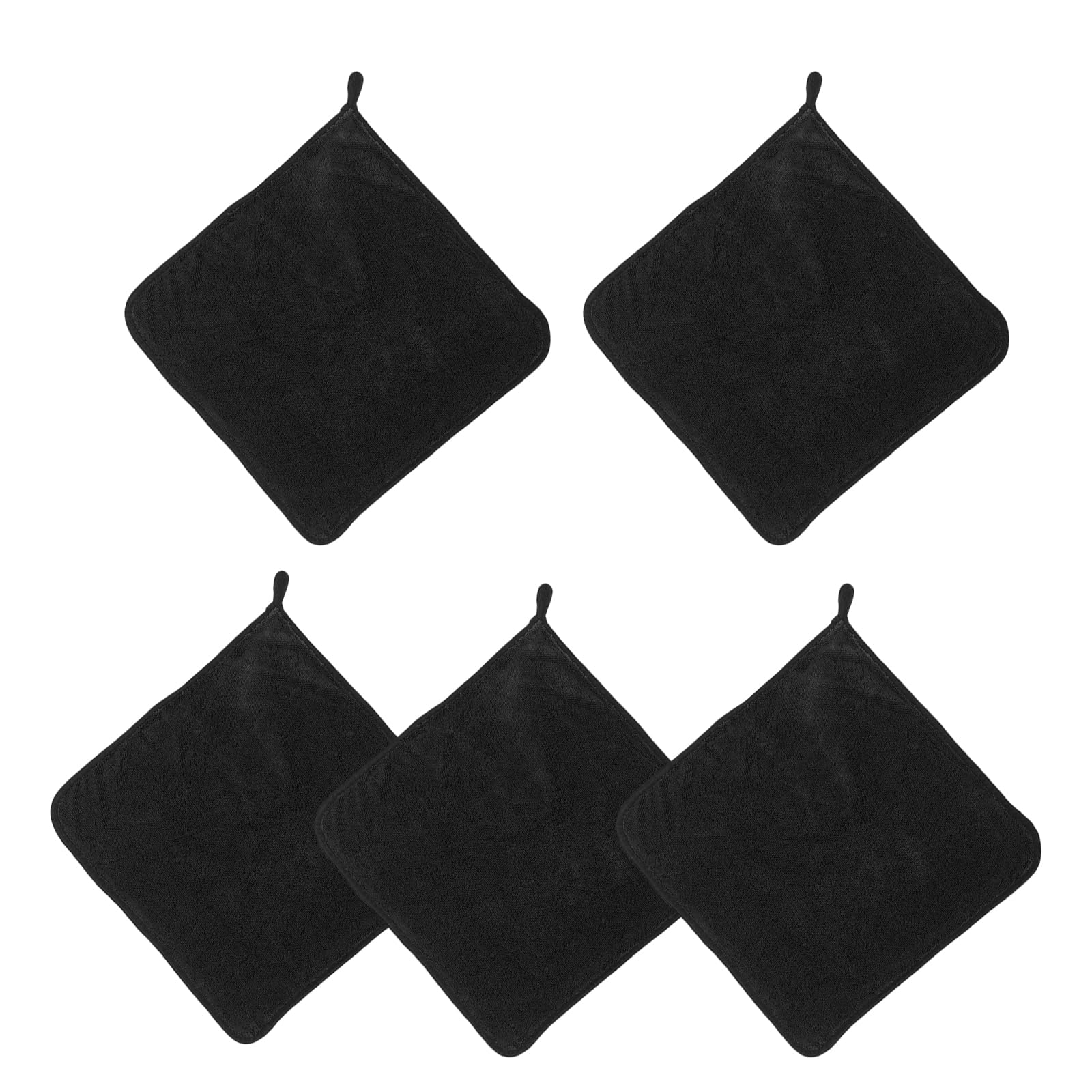 PACKOVE Toallas de Microfibra para Lavar Autos 5 Piezas Doble Cara y Alta Absorción para Limpieza y Secado de Coches, Barcos y Vehículos Recreativos