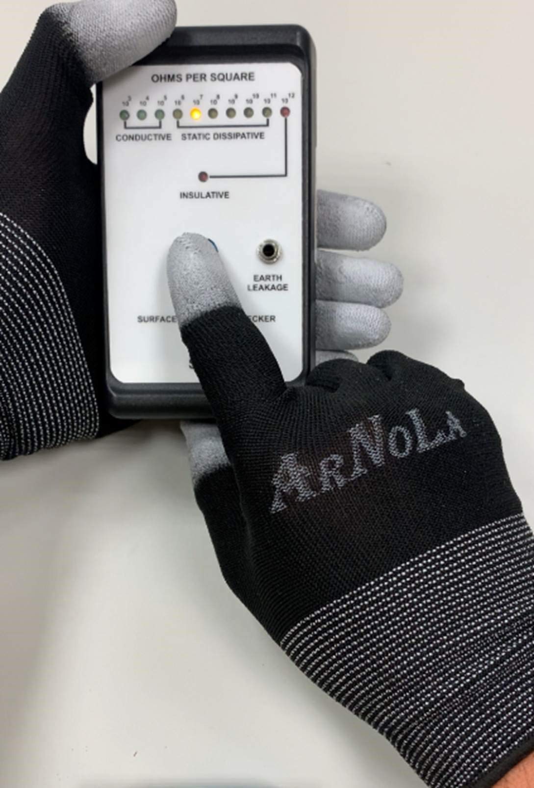 2 & 5 & 20 pares negro anti estática guantes de ajuste superior 13G fibra de carbono PU recubierto ESD seguridad guantes de trabajo