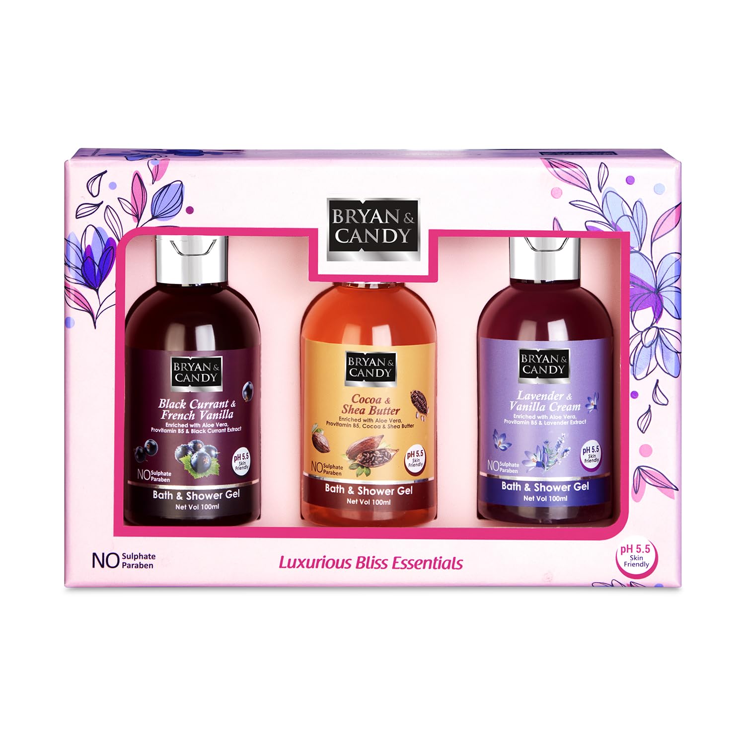 Bryan & Candy Luxurious Shower Gel Combo Kit Gift Set For Women And Men | Ph5.5 Skin Friendly, Fresh Fragrances |-image-29