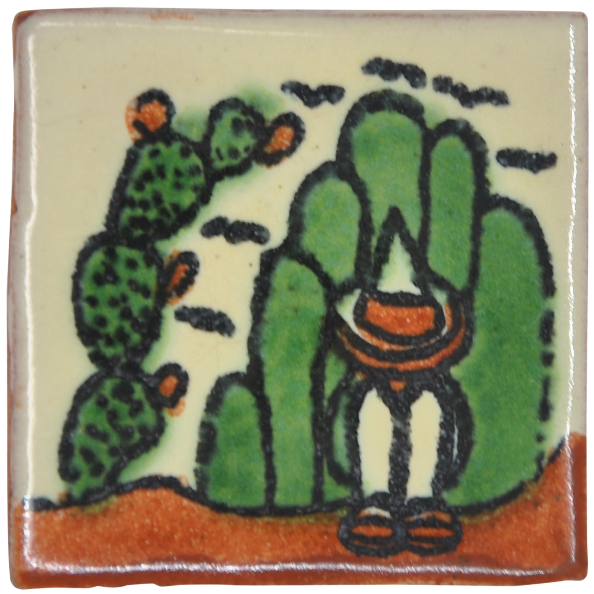 Tumia LAC Azulejos Mexicanos Artesanales de Talavera de 5cm