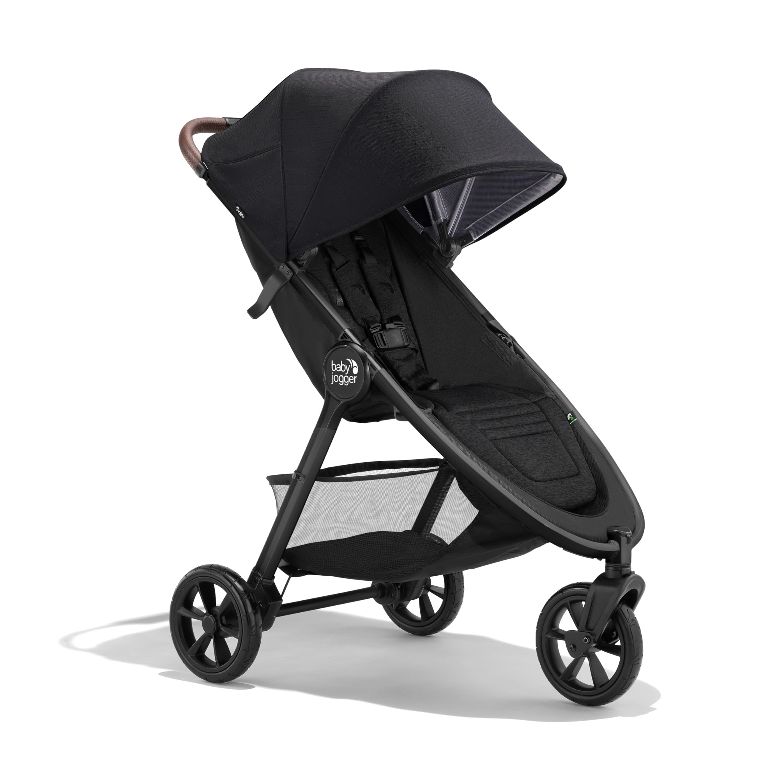 Baby Jogger City Mini GT3 - Cochecito todo terreno | Cochecito de viaje ligero y plegable | Negro intenso