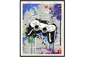 Modern Gaming Graffiti Wall Art - Street Art Poster for Game Room Decor