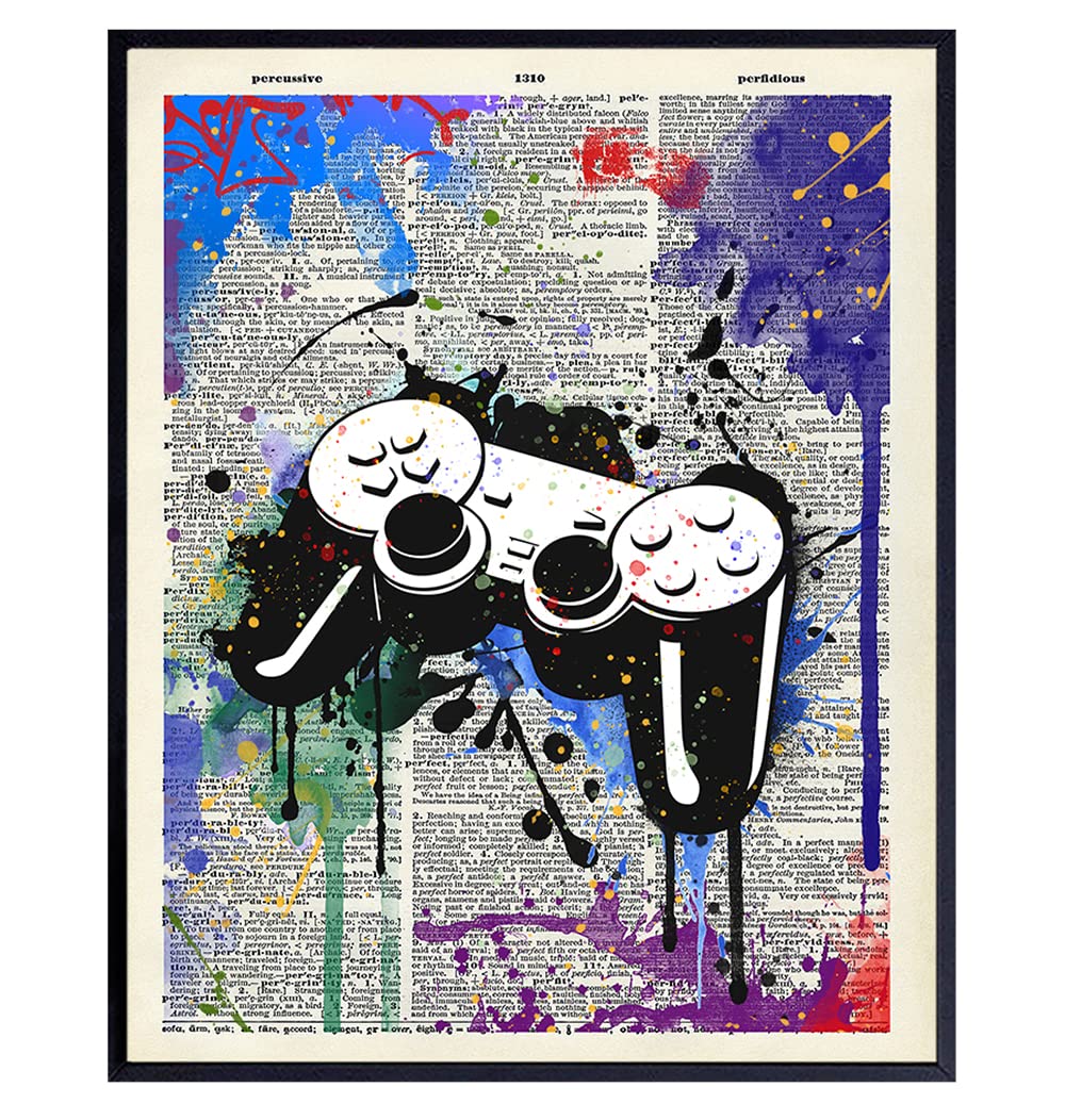 Amazon.com: Remote Control Wall Decor - Gaming Graffiti Art