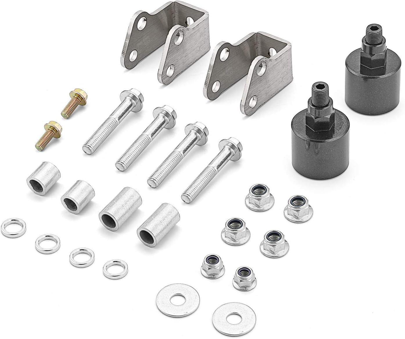 WSays 2'' UTV Front & Rear Lift Full Suspension Kit Compatible with Polaris Ranger 570 Midsize CREW 2019 Ranger 500/570/CREW Midsize 2014-2025