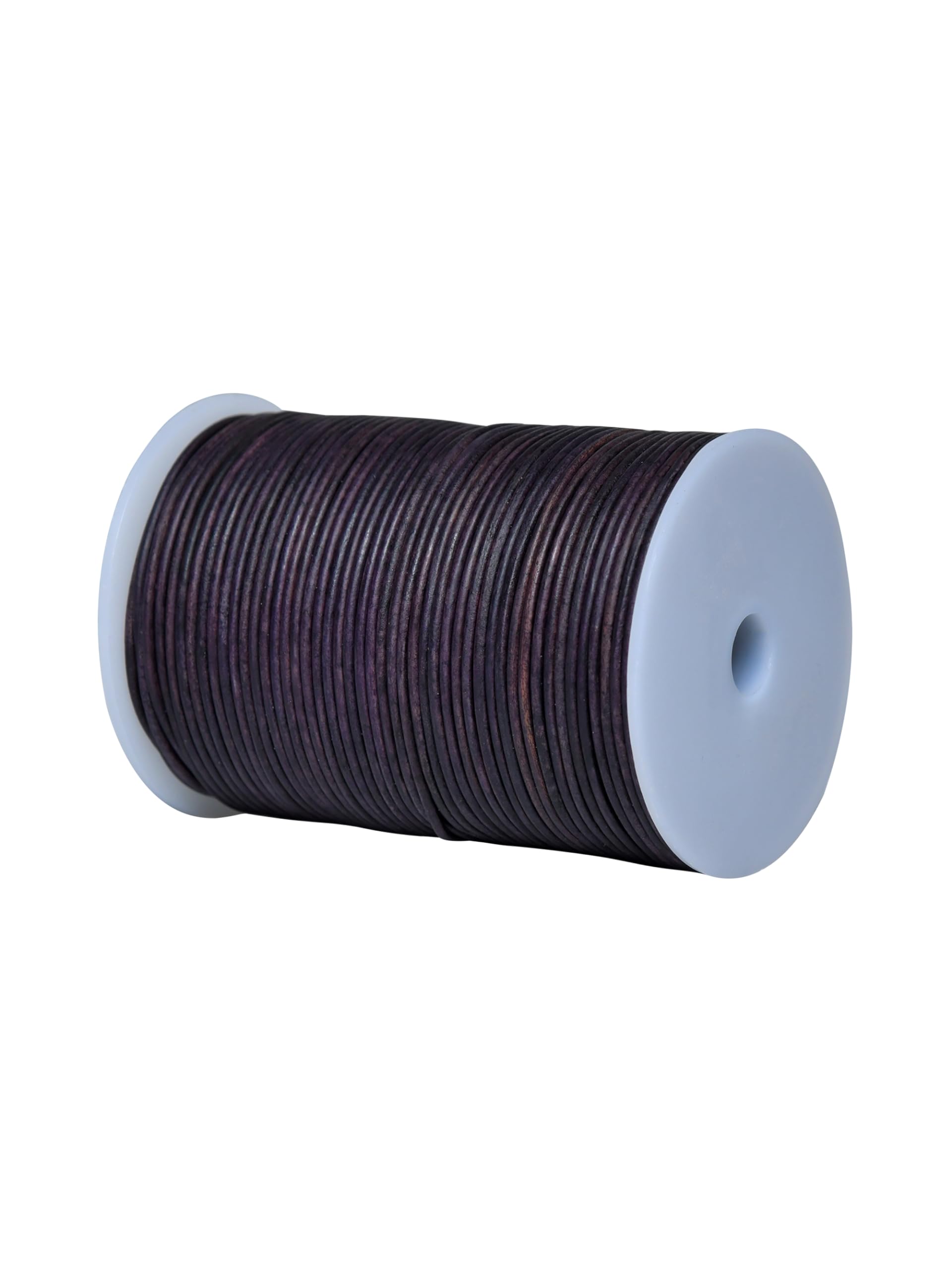 Cords Essentials Round Genuine Leather String Cord, Rope for Jewelry Making Necklaces, Bracelets, Kumihimo Braiding, Wraps - Image 2