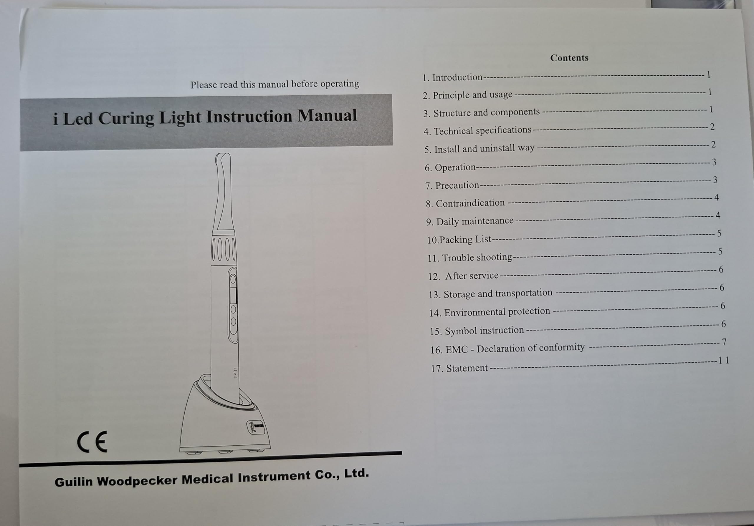 Woodpecker iLed MAX DTE Curing Light White/Purple Original 1 sec one Cure