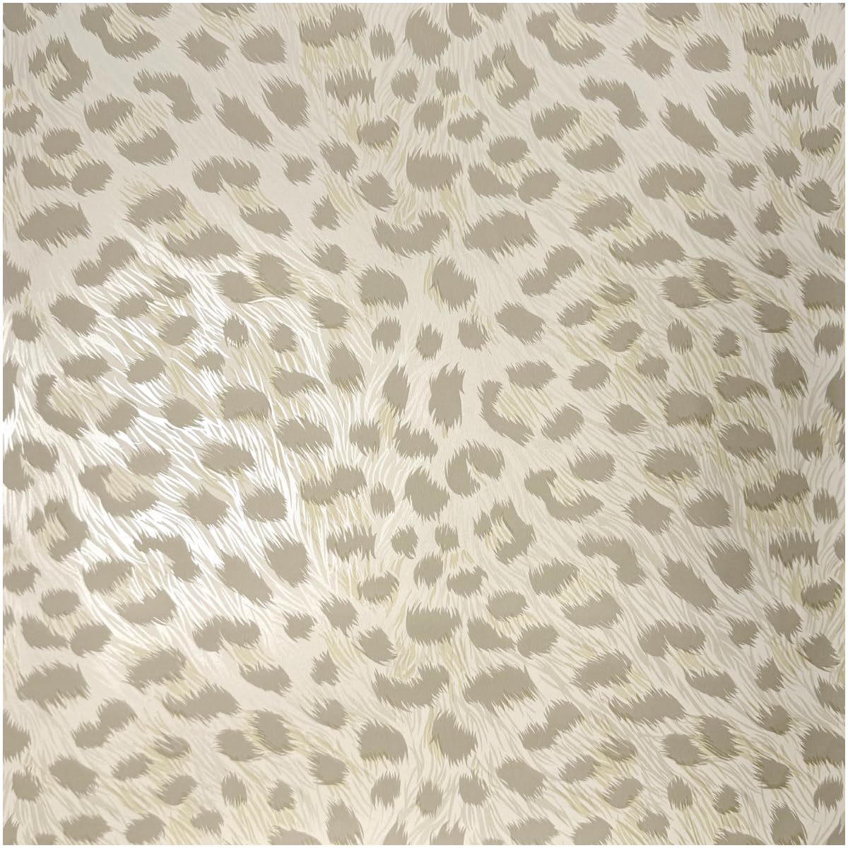 Neutral Animal Print Wallpaper Taupe Cream Soft Fur Effect Spotted Pattern Textured Look Vinyl Wall Covering for Living Room Bedroom Hallway Feature Wall Modern Decor Leopard Print