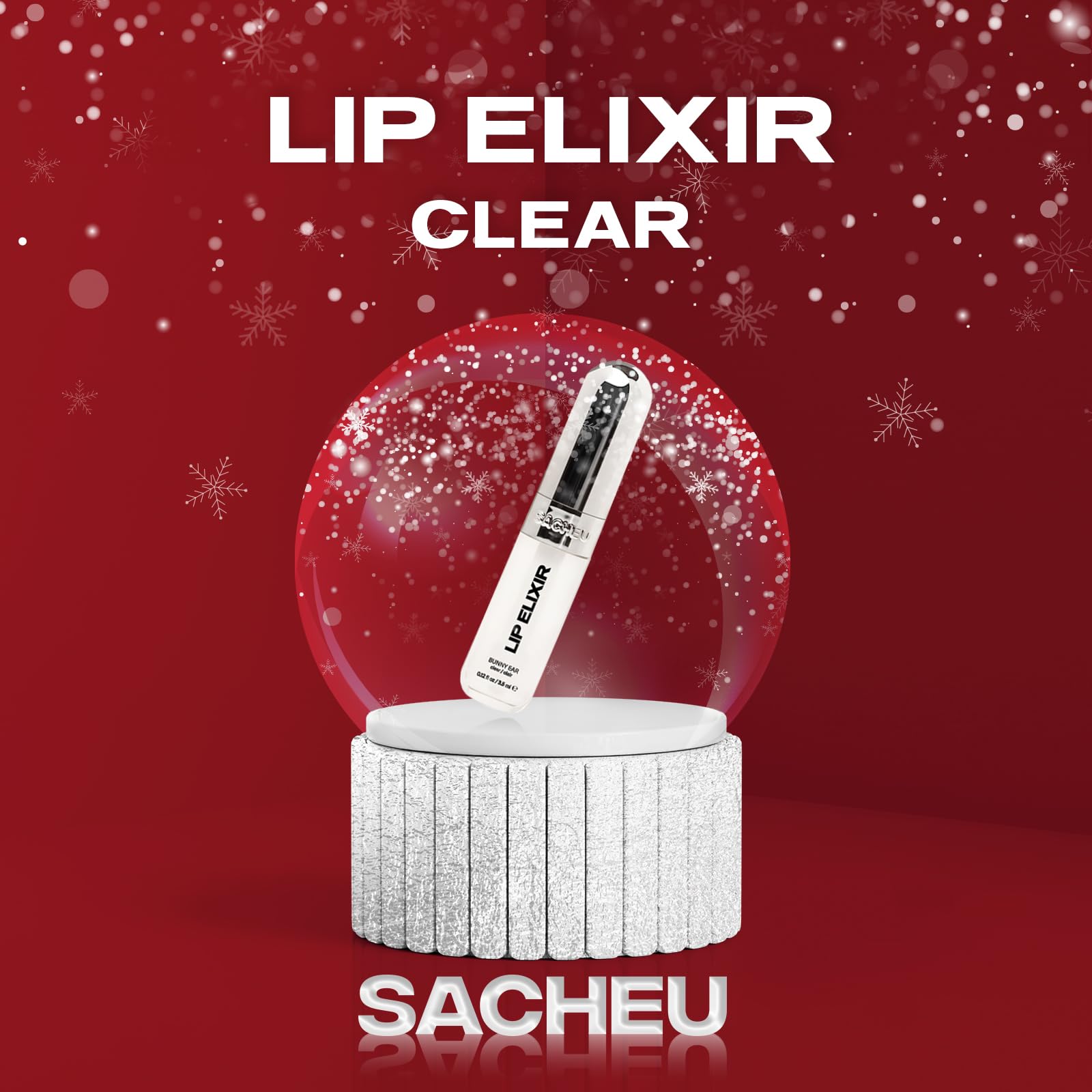 Sacheu Lip Elixir Nourishing and Hydrating Lipgloss, Moisturizing Plumping Lip Gloss Enriched with Collagen - Image 2