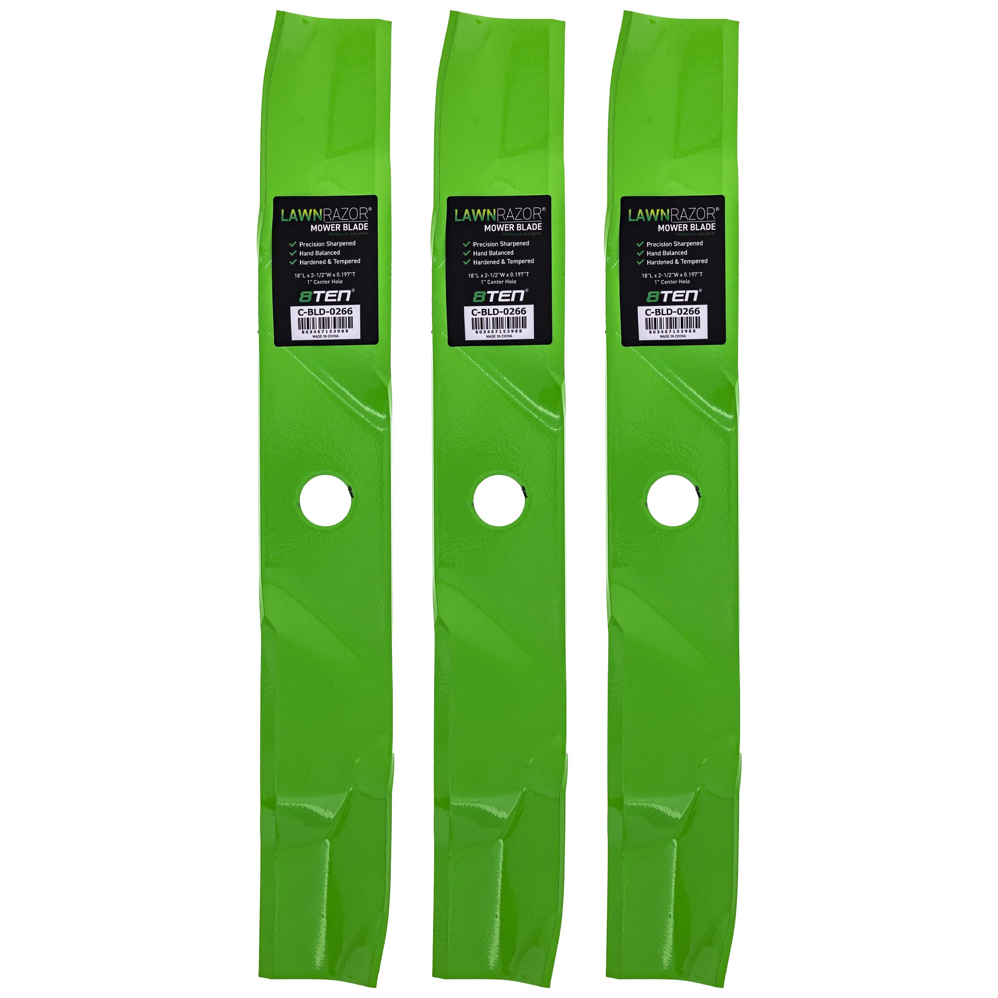 DOPPELGANGER　BELLAIR 8TEN LawnRAZOR Blade Set for Exmark Lazer Z Radius Pioner E S X Z