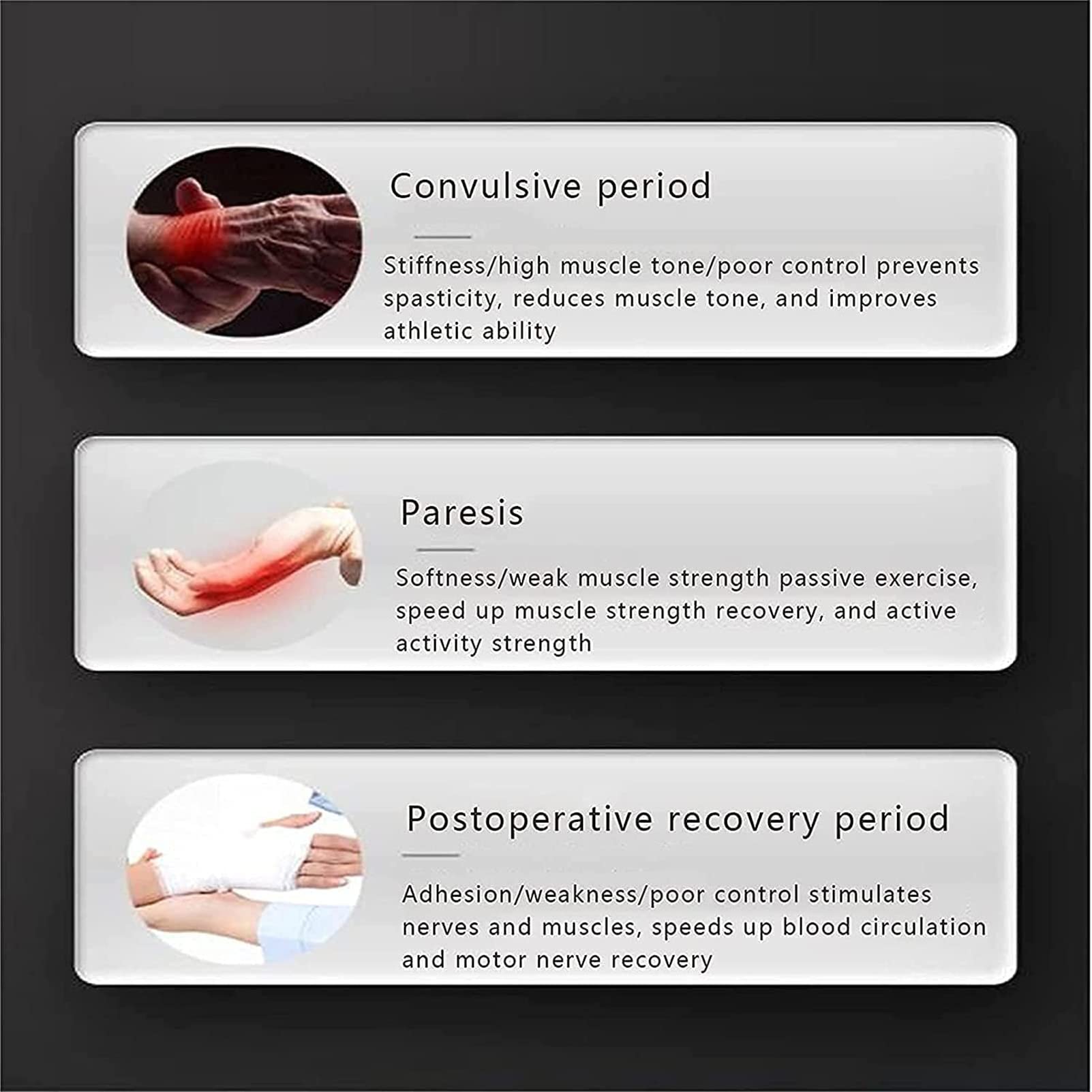 Ortesis De Rehabilitación para Entrenamiento De Dedos, Guantes De Robot De Rehabilitación para Pacientes con Hemiplejía De Accidente Cerebrovascular, Protector De Protección para Enderezar Los Dedos