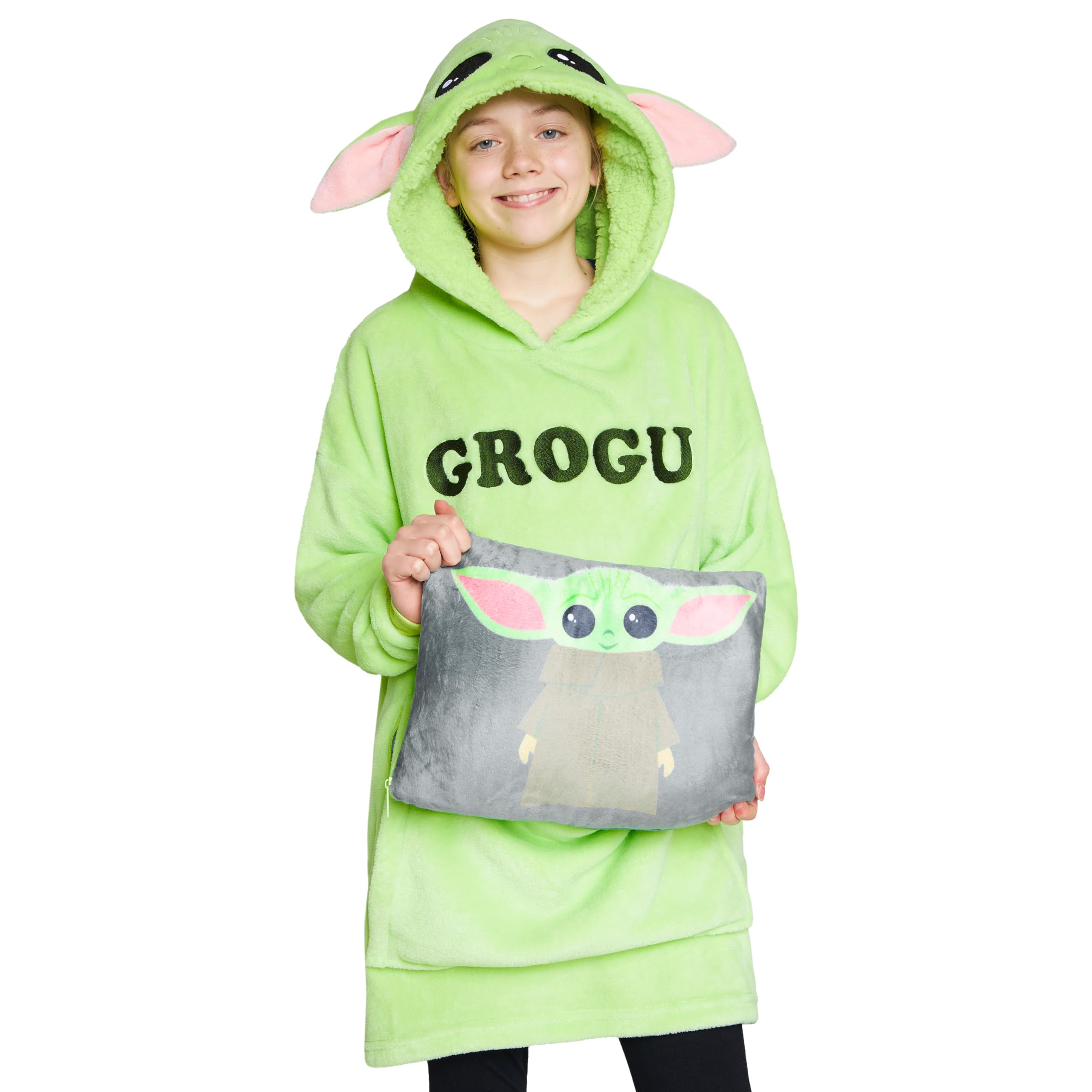 Disney Felpa Bambina - Felpa Coperta di Pile Taglia Unica - Felpa Oversize Bambini Ripiegabile A Cuscino - Stitch Gadget Ufficiale