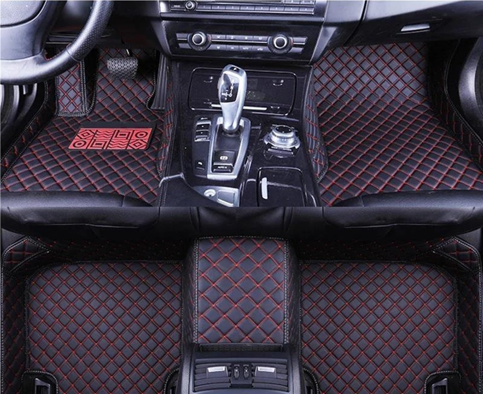 Tapis de sol sur mesure Ford Fiesta Mk6 anti-salissure marron