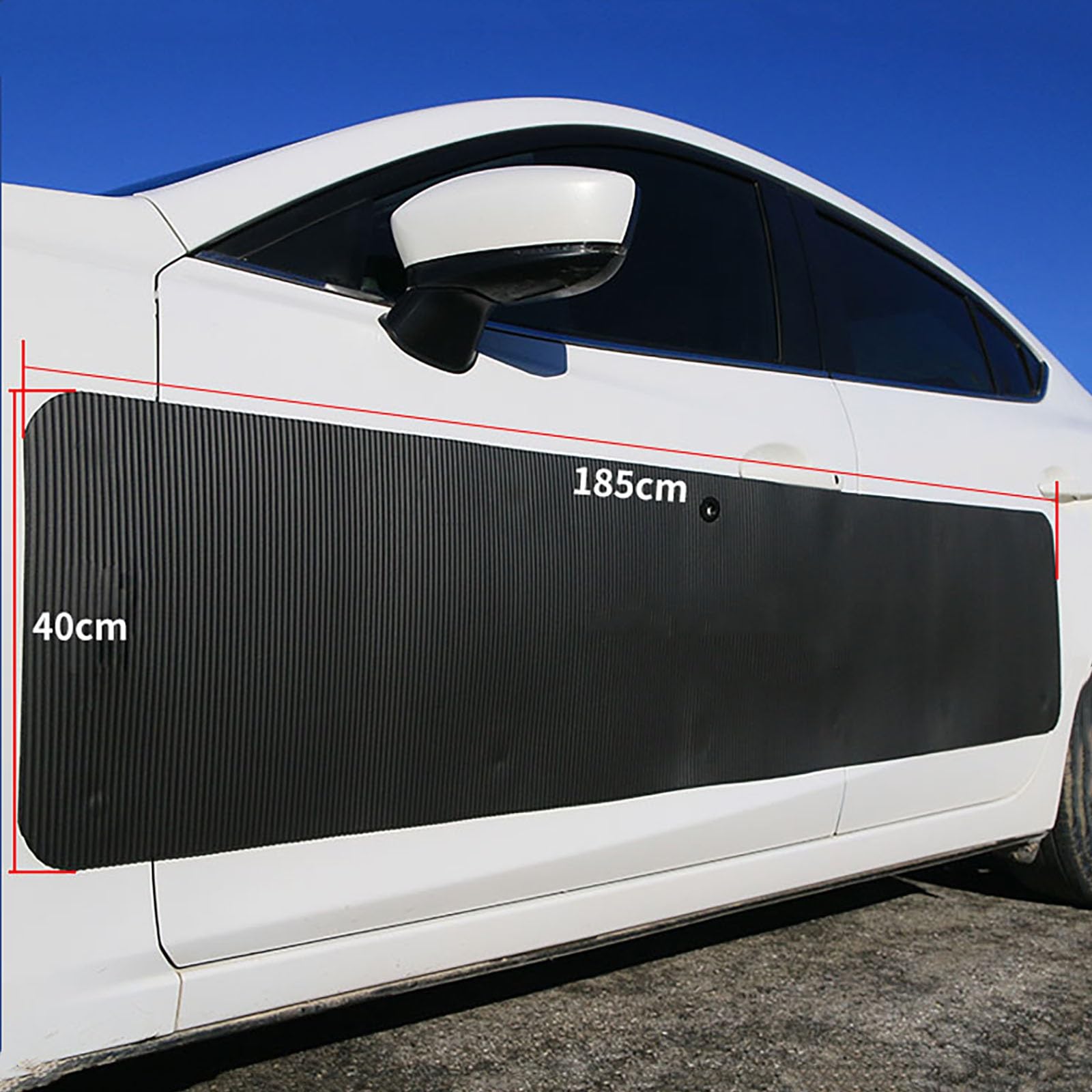 Pegatinas Protectoras de Borde de Puerta de Coche, Removible Magnética Protección Lateral de Vehículos, Protectores Abolladura Anti Choques para Garaje