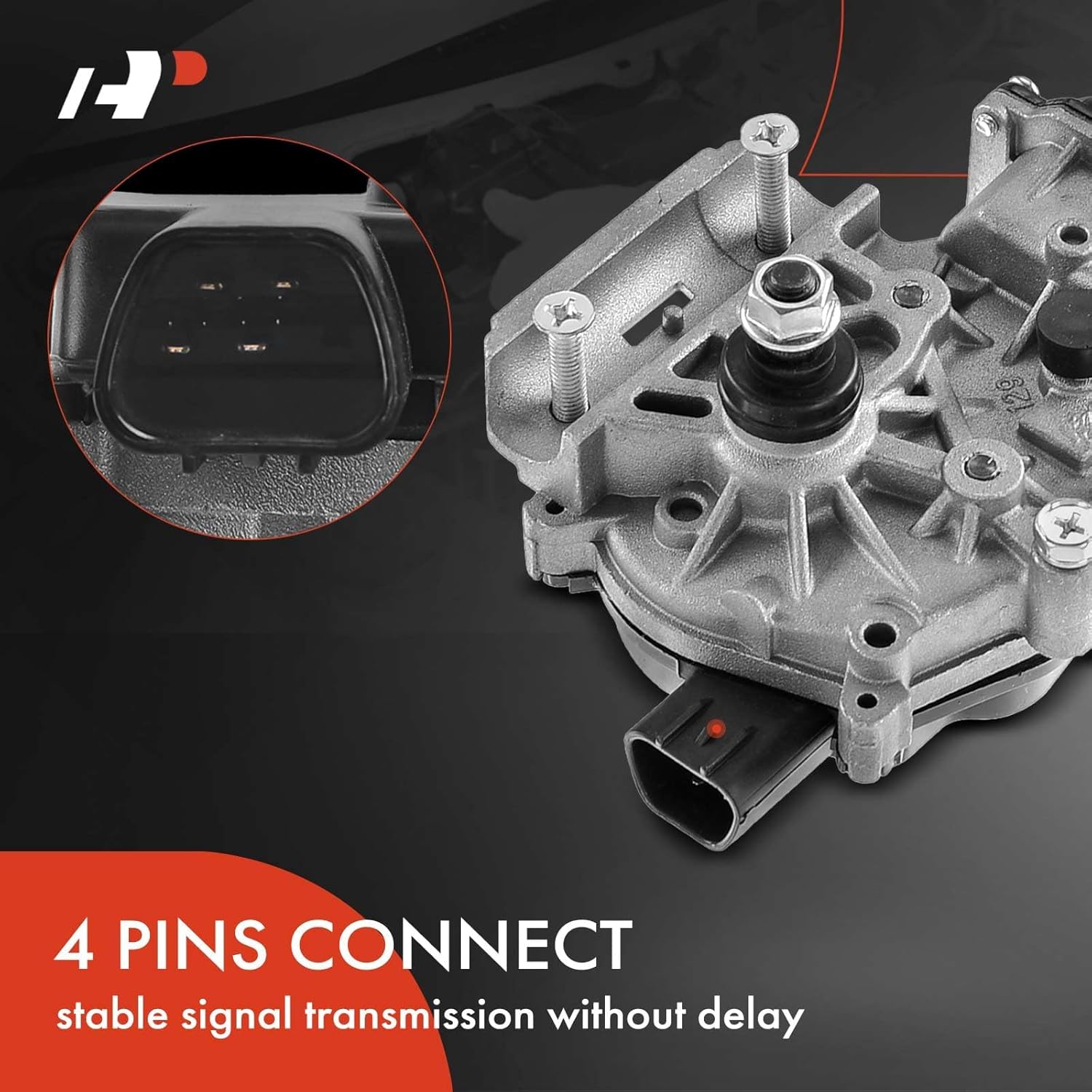 A-Premium Front Windshield Wiper Motor Compatible with Nissan Sentra 2013 2014 2015 2016 2017 2018, Sedan, 4-Pin, Replace# 28810-3SG0A, 288103SG0A