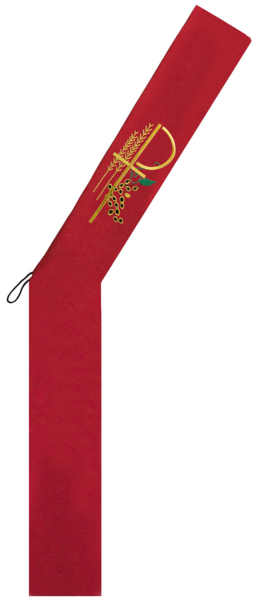IvyRobesDeacon Clergy Stole With Grapes Wheat Embroidered 110" Long-4 Colors Available