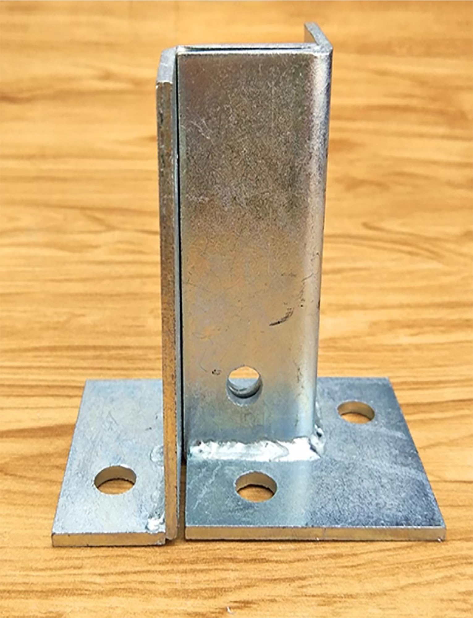 Bases de postes ajustables para cubiertas y vallas, kit de soporte de valla de pérgola, anclajes de poste de madera para estructuras al aire libre, 8 piezas
