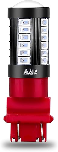 Miniatura 8 de Alla Lighting 2800lm T25 Wedge 3156 3157 Bombillas LED, luces traseras de freno rojasluces direccionales 3057 4057 4157 3457 3057KX 3157KX 4057KX