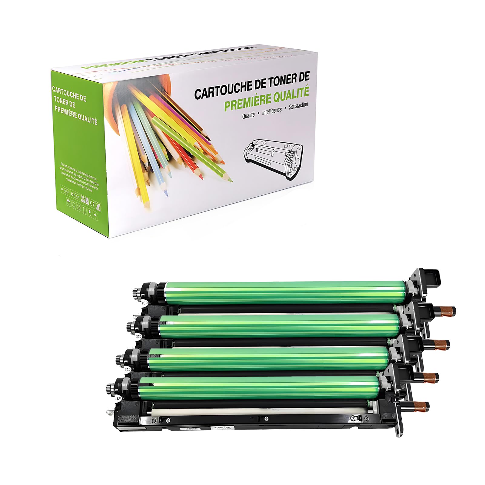 Kompatybilny zamiennik zespołu bębna dla HP E77428DN W9044MC do użytku z HP Color Laser Managed MFP E77428DN E77422DN E77422DV E77422A drukarką, 4 sztuki,4p