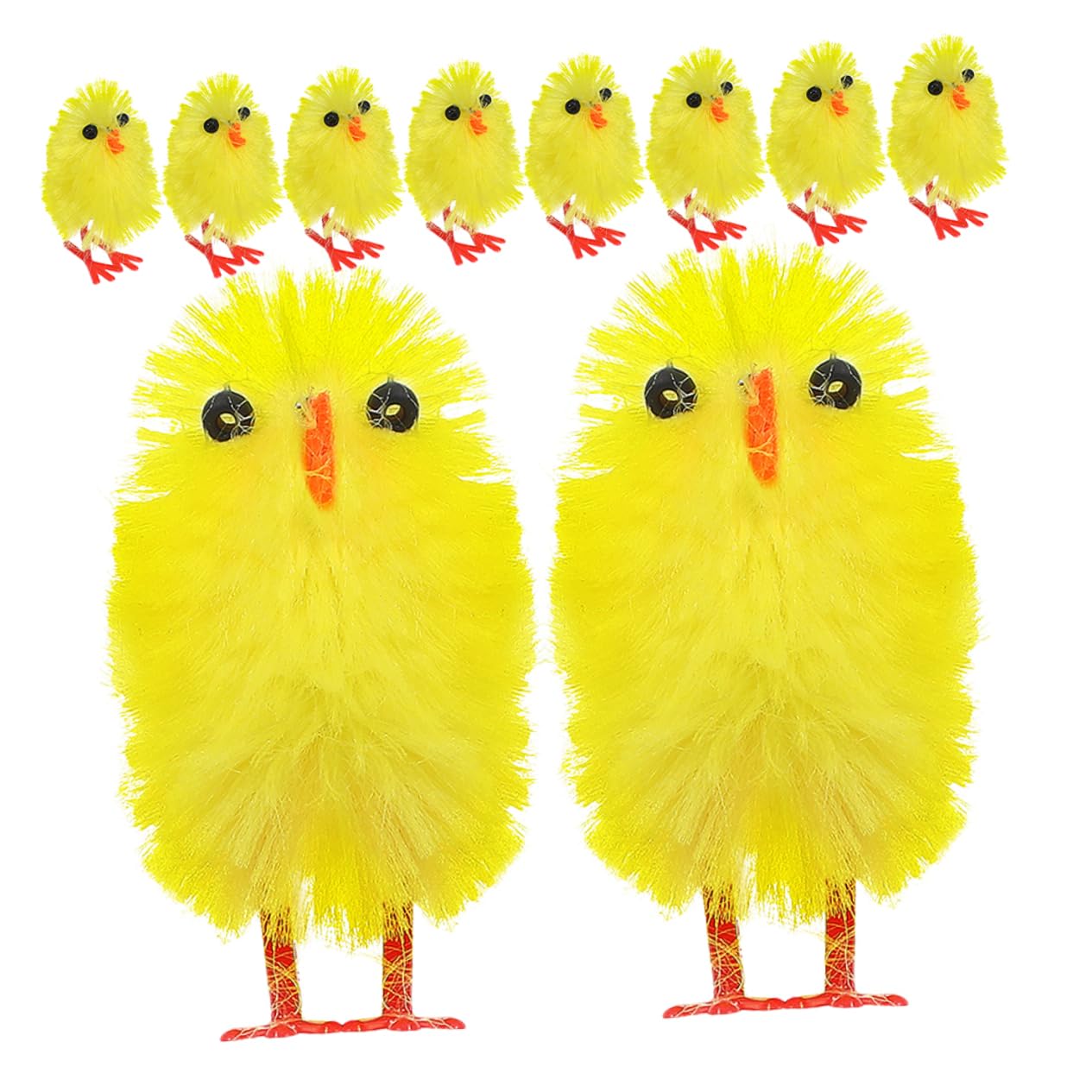 Poussins de Pâques de décoration UKCOCO pour garnir les paniers de cadeaux enfants